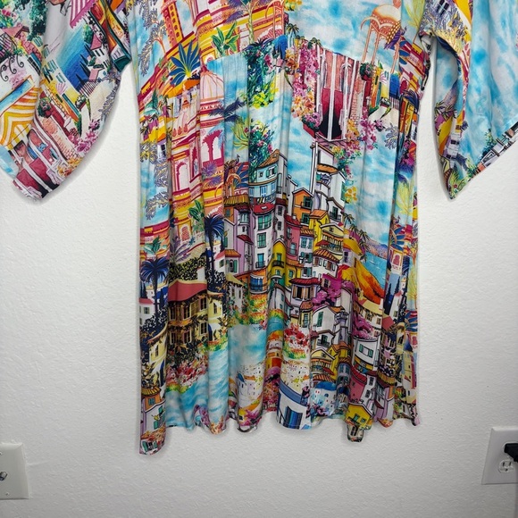 Johnny Was Cannes A Line Cover Up Dress Size Large - Picture 10 of 12